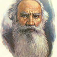 Схема вышивки «Лев Толсой»