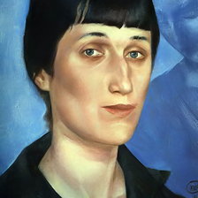 Схема вышивки «Анна Ахматова»