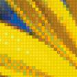 Предпросмотр схемы вышивки «желтый цветок на синем» (№838186)