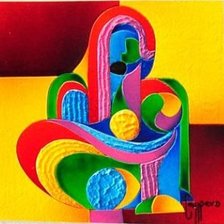 Схема вышивки «Riviera Art Gallery ricardo campero obras peques1-3»