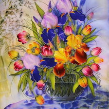 Схема вышивки «florero vidriado»