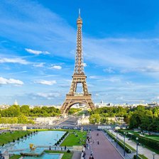 Схема вышивки «Эйфелева башня»