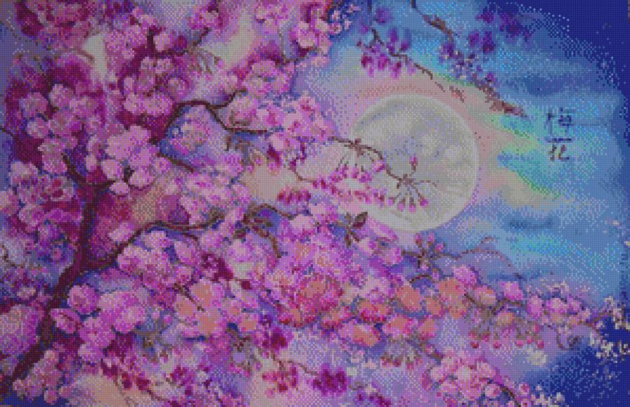 almendro en luna llena - предпросмотр