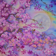 almendro en luna llena