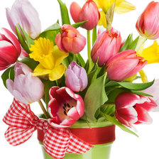 Схема вышивки «Тюльпаны»