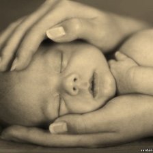 Схема вышивки «мама и  малыш»