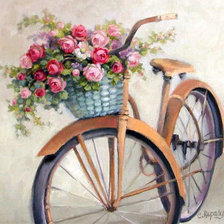 Схема вышивки «Велосипед»