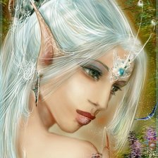 Схема вышивки «эльфийка»