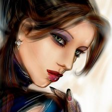 Схема вышивки «женский образ»