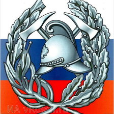 Схема вышивки «эмблема пожарных»