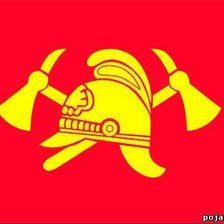 Схема вышивки «эмблема пожарных»