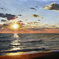 Схема вышивки «чёрное море»