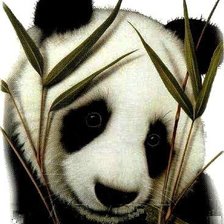 Схема вышивки «Панда»