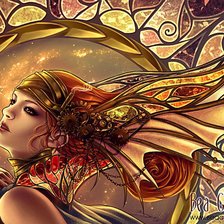 Схема вышивки «богиня»