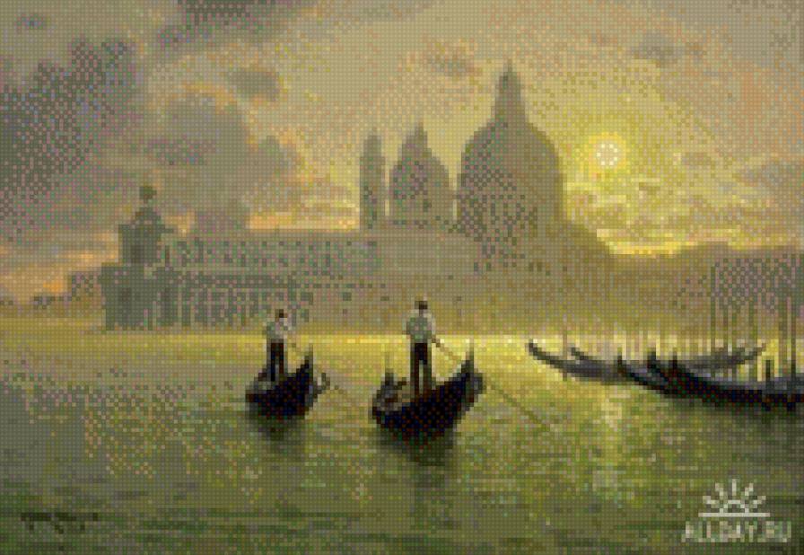 Утро в Венеции - венеция, пейзаж, утро - предпросмотр