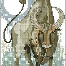 Схема вышивки «телец1»