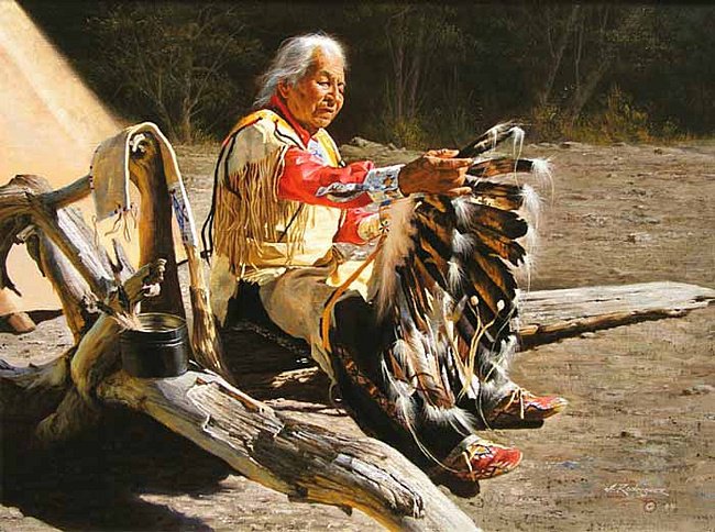 Вождь - индейцы - оригинал