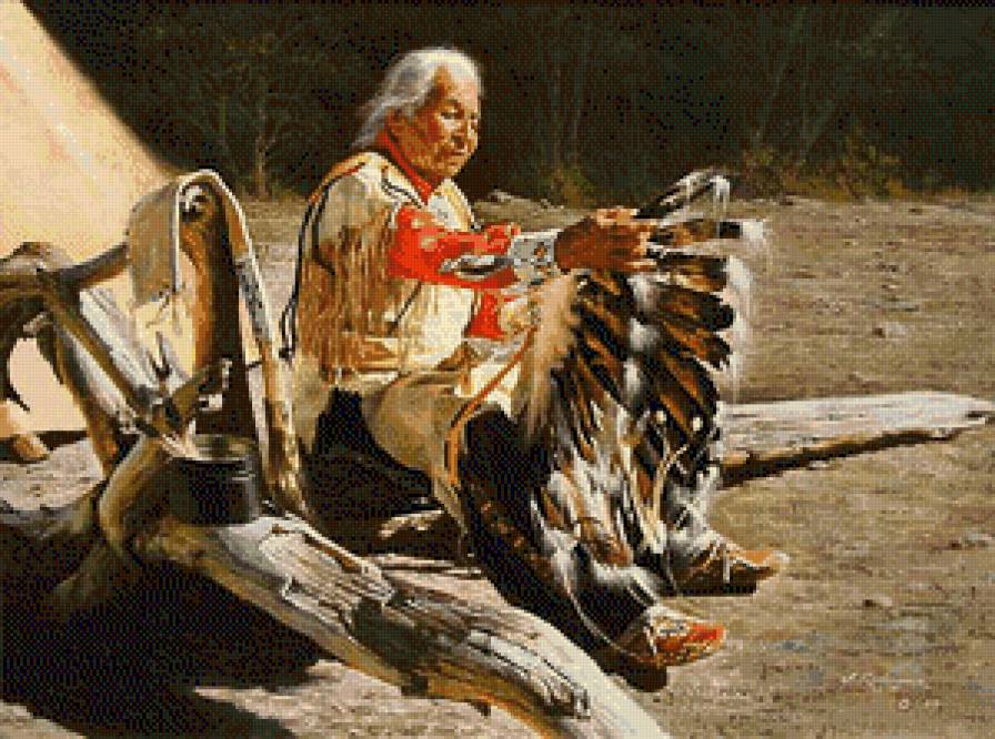 Вождь - индейцы - предпросмотр