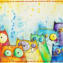 Схема вышивки «cats»