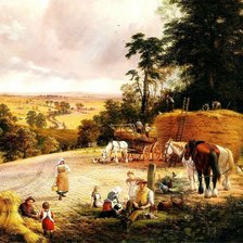 Схема вышивки «перерыв на обед»