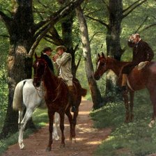 Схема вышивки «встреча»