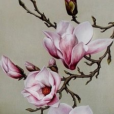 Схема вышивки «Магнолия»