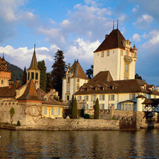 Схема вышивки «Замок»