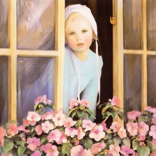 Схема вышивки «в ожидании мамы»