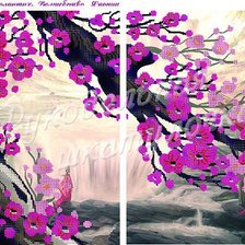 Схема вышивки «сакура  3»