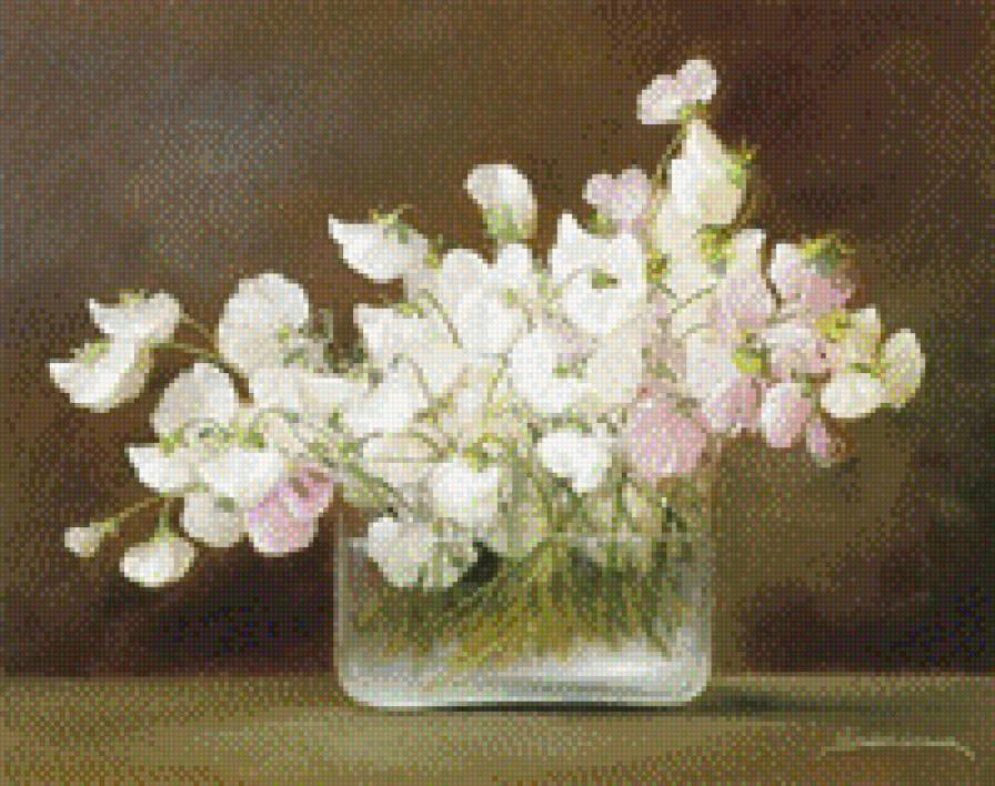 Цветы - картина х. шольнхаммера - предпросмотр