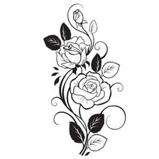 Схема вышивки «розы»