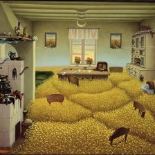 Схема вышивки «пшенично»