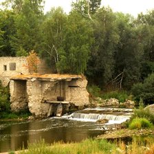 Схема вышивки «река»