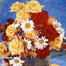 Схема вышивки «нежные цветы»