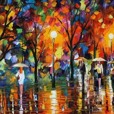 Схема вышивки «№5 худ. Леонид Афремов»