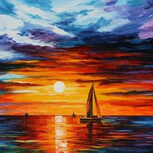 Схема вышивки «№6 худ. Леонид Афремов»