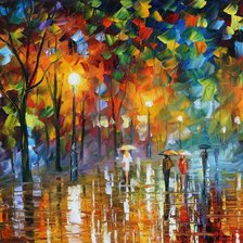 Схема вышивки «№8 худ. Леонид Афремов»