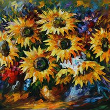 Схема вышивки «№10 худ. Леонид Афремов»