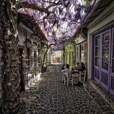 Схема вышивки «город»