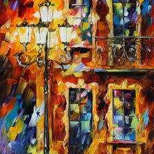 Схема вышивки «№13 худ. Леонид Афремов»