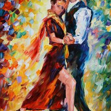 Схема вышивки «№18 худ. Леонид Афремов»