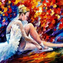 Схема вышивки «№23 худ. Леонид Афремов»