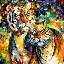 Схема вышивки «№28 худ. Леонид Афремов»