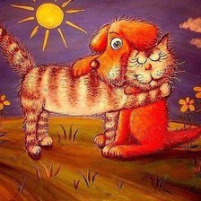 Схема вышивки «Объятия1»