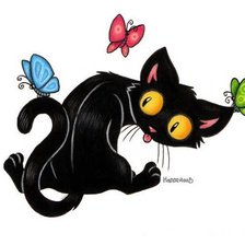 Схема вышивки «котофей»