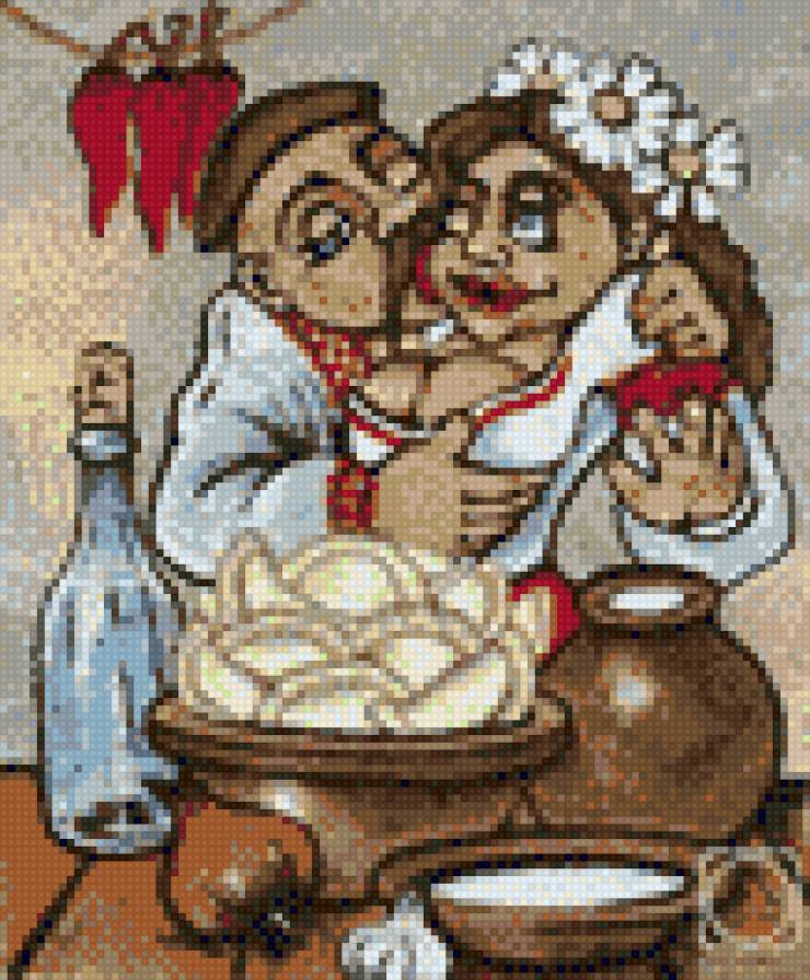 Кум да кума - вареники, застолье - предпросмотр