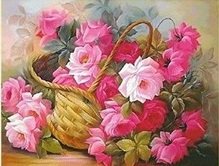 Схема вышивки «Розы в корзине»