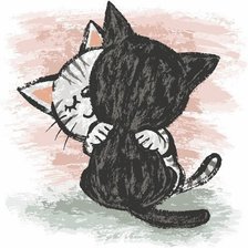 Схема вышивки «Обнимашка)»