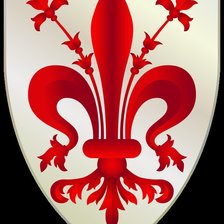 Схема вышивки «флорентийская лилия»