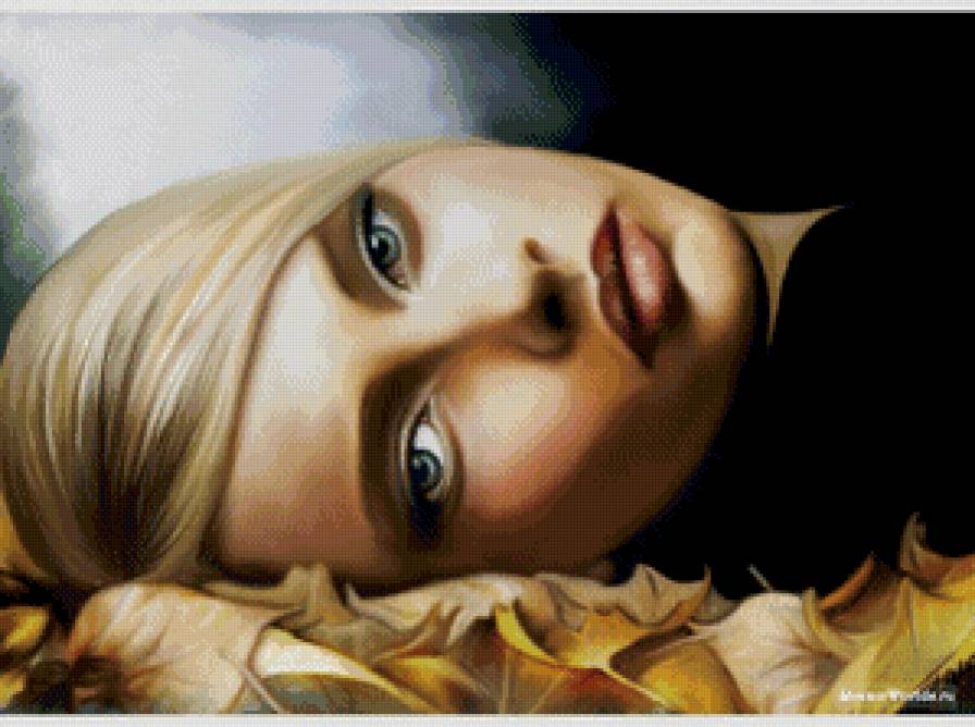 грусть - портрет, девушка - предпросмотр